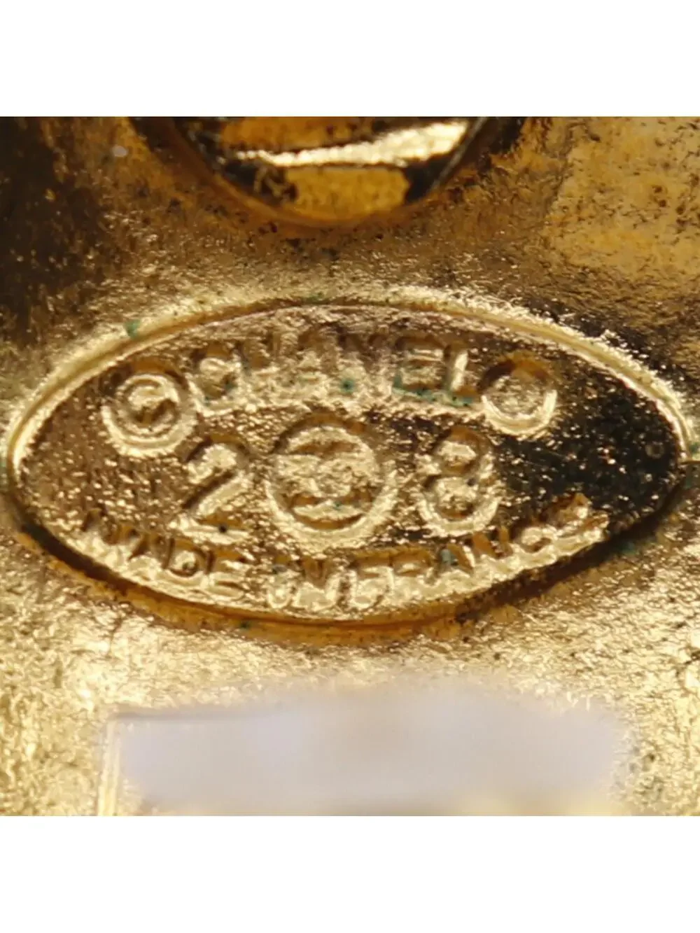 Chanel Cc Logo Clip-On Earrings Metal #208373C10B